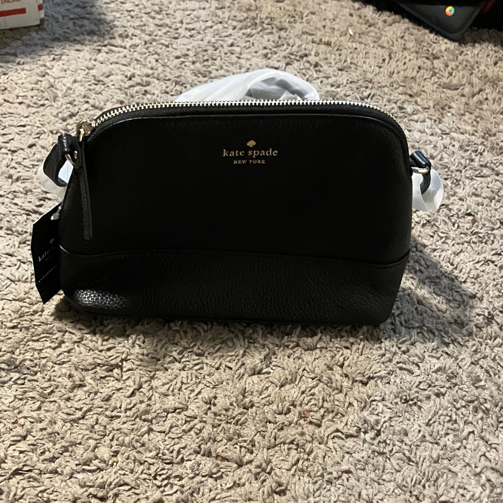 Kate Spade Black Leather Shoulder Bag